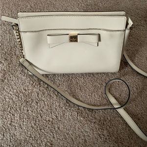 Kate Spade Small Bow Tie Leather Crossbody Purse Bag